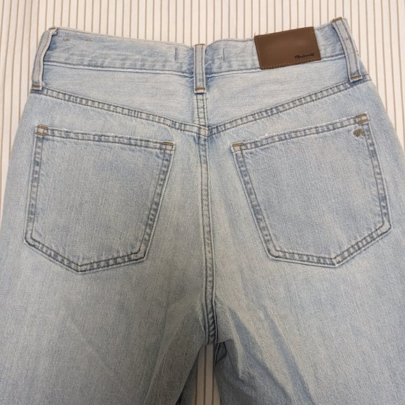 Madewell Sky Blue Straight Leg Jeans - Picture 9 of 10